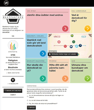 Bild på Maktfaktorns startsida