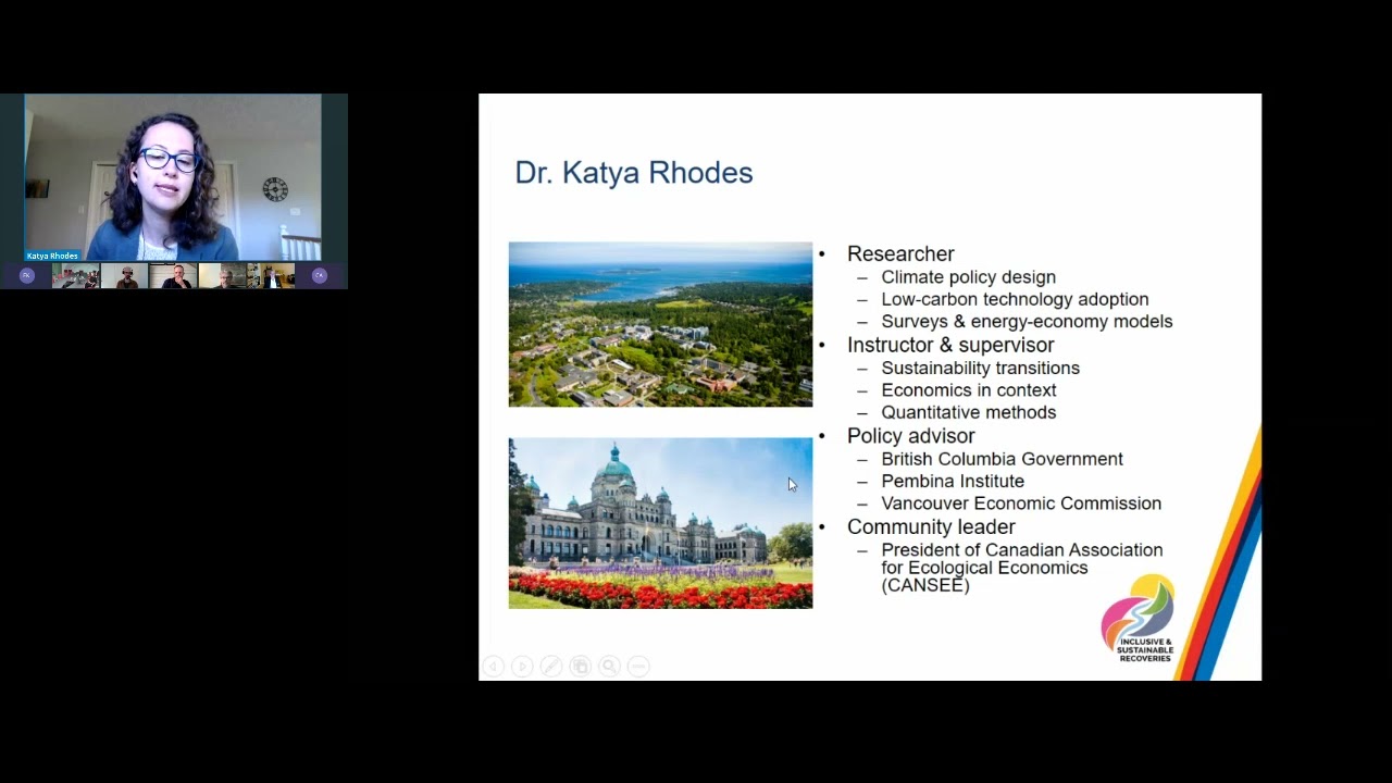 Katya Rhodes: Designing policies for climate success. Lessons from British Columbia, Canada