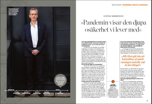 Gustaf Arrhenius intervjuad i Kupé