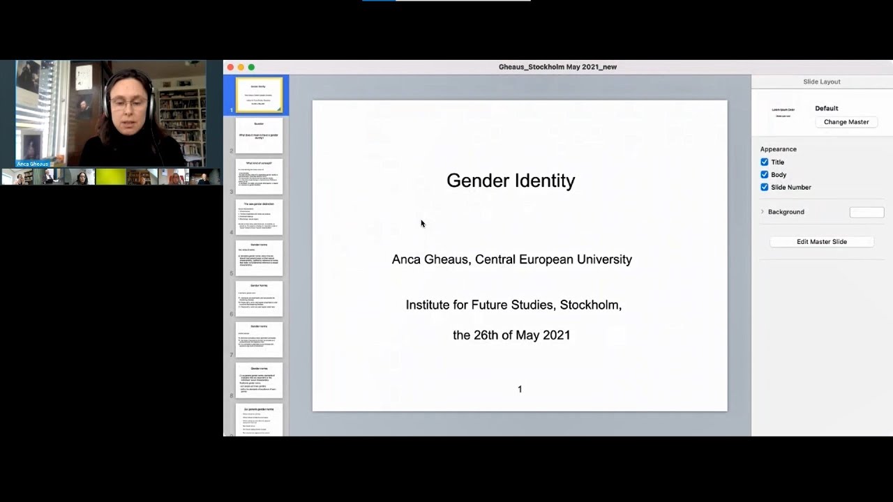 Anca Gheaus: What does it mean to have a gender identity?