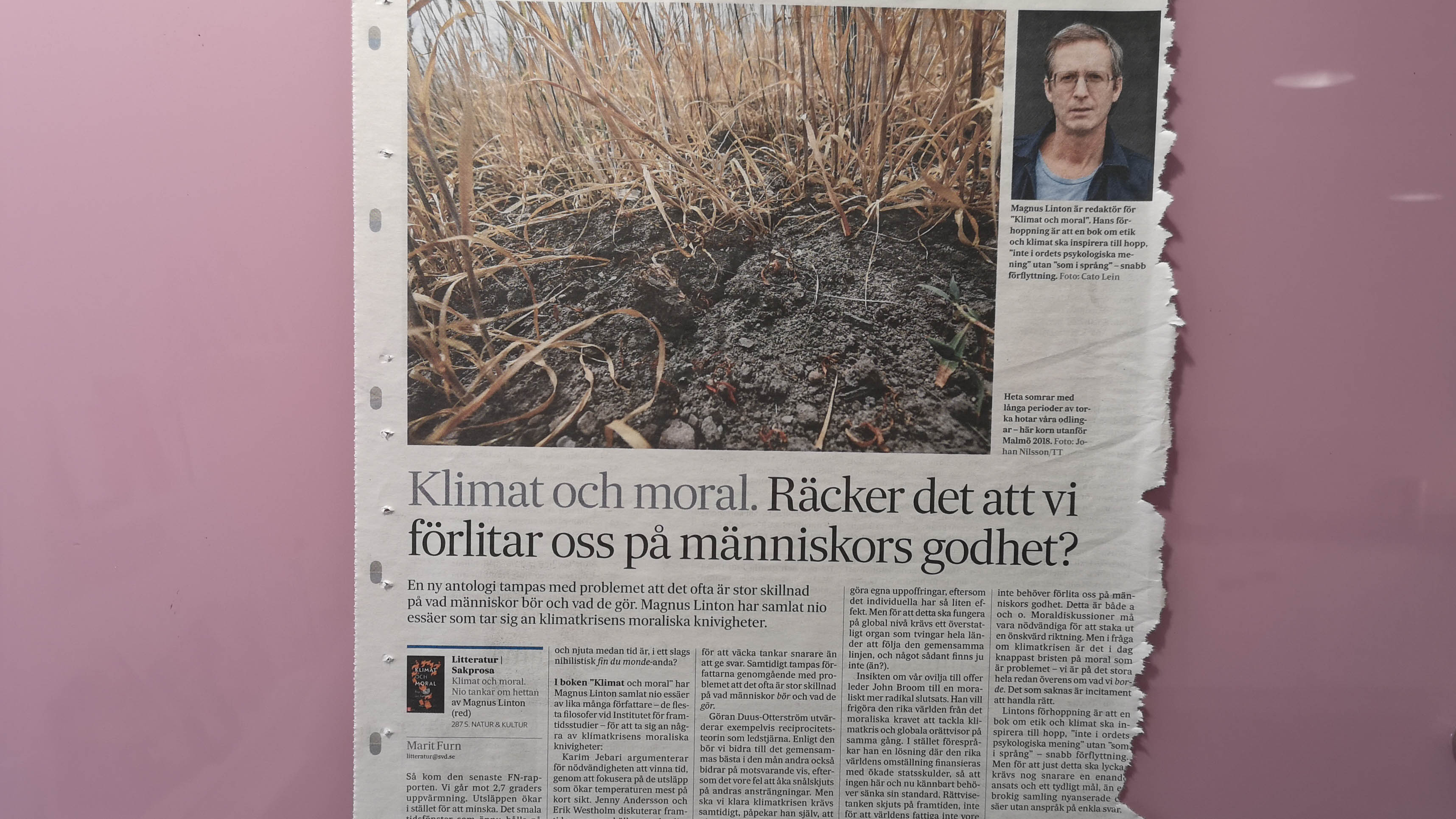 Svd recenserar Klimat och moral
